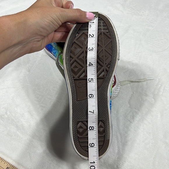 Custom Youth rainbow All-Star converse shoes - Picture 6 of 11